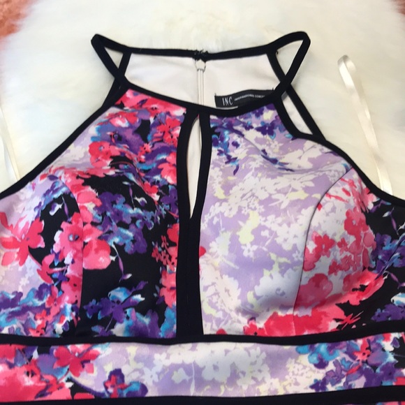 INC International Concepts⚜️Floral Body Con Dress - Picture 5 of 6